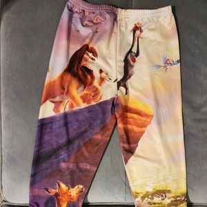 Disney Lion King Pride Rock Women's Leggings Yoga Fitness pants Size M